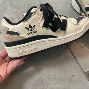 Adidas women’s Black and White Sneakers
